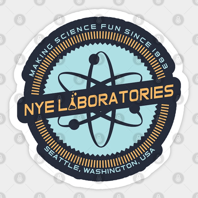 Nye Labs (Original) Sticker by Snomad_Designs